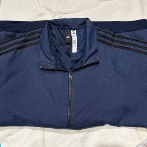 Adidas Dark Blue Zip-Up Jacket
